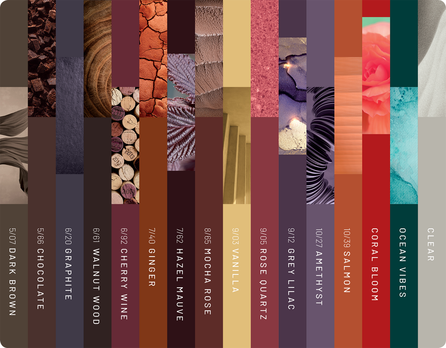 Lakme Glaze Color Chart-Display 16 tones