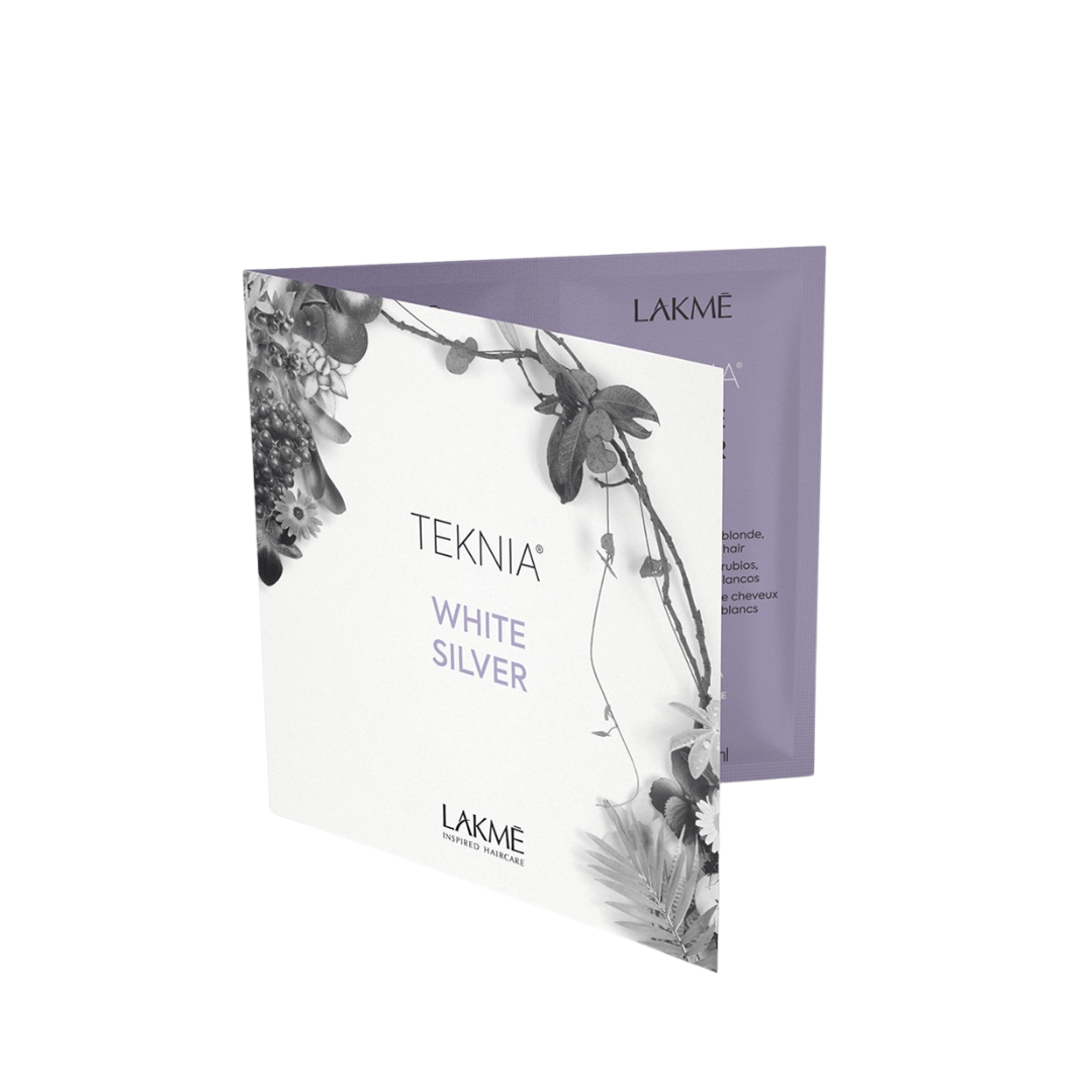 Lakme Teknia White Silver Duo Sachet - tfusionsupplyLakme