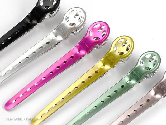 YS PARK Large Clips (6 pcs/pack) accorted colors